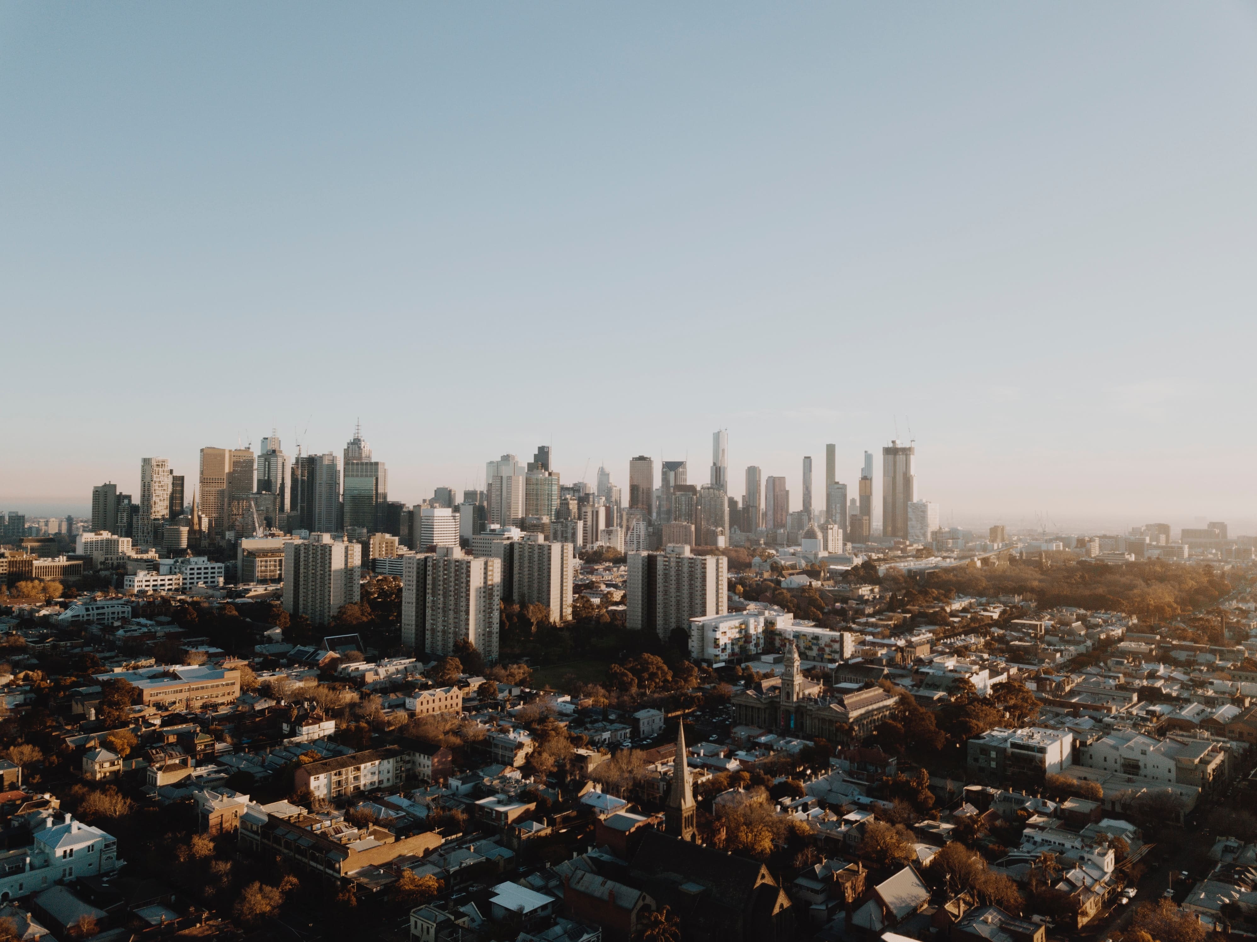 Melbourne city skyline